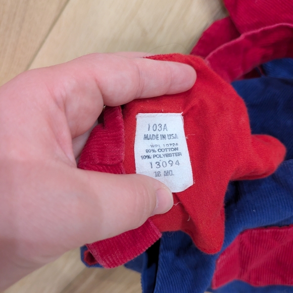 Vintage Colourblock Number Overalls - Picture 4 of 7